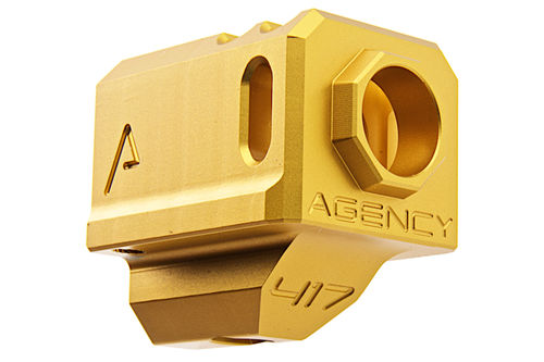RWA Agency Arms 417 Compensator (14mm CCW) - Gold