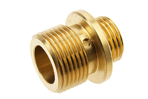 Dynamic Precision Stainless Steel Silencer Adapter M11 CW to M14 CCW - Gold