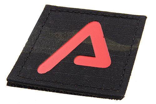 Agency Arms Premium Patches Multicam Black / Red 'A'
