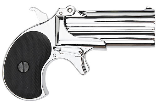 MAXTACT Derringer Full Metal Double Barrel 6mm GBB Pistol - Silver
