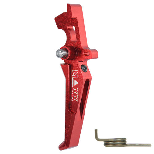 MAXX MODEL CNC Aluminum Advanced Trigger Style E - Red