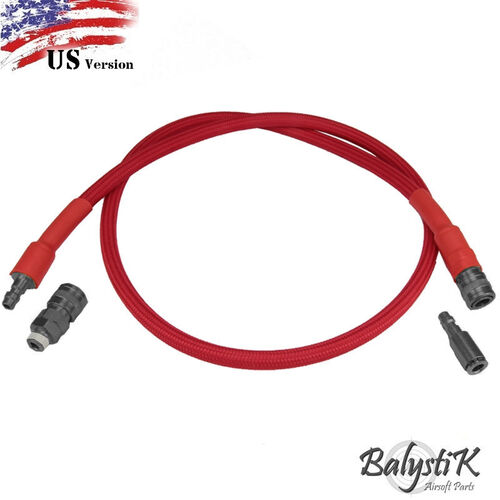Balystik Deluxe Remote Line for HPA Regulator US - RED
