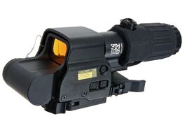 GK Tactical HWS EXPS3 Weapon Red Dot Sights w/ G33 Scope - BK