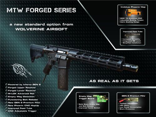 Wolverine Airsoft MTW 10" "FORGED" Edition - SEMI ONLY