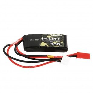 Gens ace 35C 300mAh 2S1P 7.4V Airsoft Gun Lipo Battery with JST-SYP Plug - HPA recommended