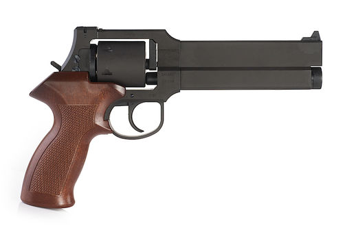 Marushin Mateba Revolver X-Cartridge Series (6mm Black Heavy Weight w/ Plastic Grip)
