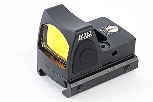 Blackcat Airsoft Adjustable LED RMR w/ Glock Mount - BK