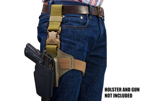GK Tactical Single Strap Holster Panel - Khaki