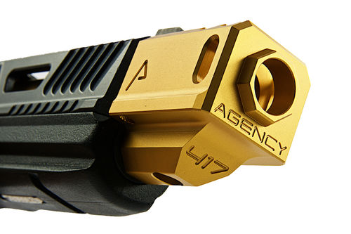 RWA Agency Arms 417 Compensator (14mm CCW) - Gold