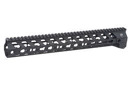 RWA Fortis SWITCH 556 Rail System - 14 inch KeyMod Black for M4 AEG Series