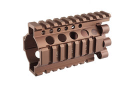 Madbull Daniel Defense 4 inch Rail Kit ( RIS Unit / Outer & Inner Barrel) (Dark Earth) <font color=red> (Not for Germany)</font>