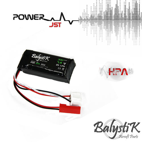 Balystik 7.4V 300MAH micro lipo battery - special use for HPA Engine