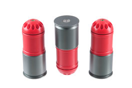 MAG 120rds 40mm Airsoft Cartridge Box Set (3 pack) (Red)
