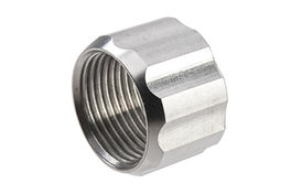 Dynamic Precision Thread Protector Type B M14 CCW - Silver