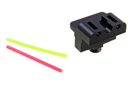 Dynamic Precision Fiber Optic Rear Sight for Tokyo Marui / WE Model 17