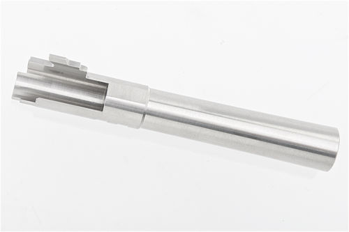 COWCOW Technology OB1 Stainless Steel Threaded Outer Barrel for Tokyo Marui Hi-Capa 5.1 GBB Series (.40 marking) - Silver