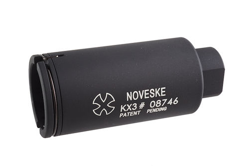 Madbull Noveske KX3 Adjustable Amplifier Flash Hider (Black / CCW) <font color=red> (Not for Germany)</font>