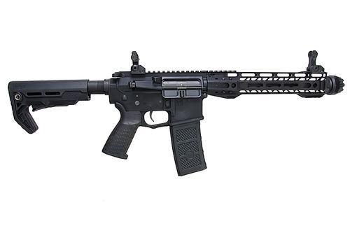 G&P Transformer Compact M4 Airsoft AEG with 12 inch QD Front Assembly Cutter Brake - Black
