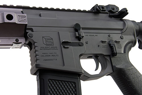 EMG Salient Arms Licensed GRY AR15 (M4) CQB AEG with Stubby Stock - Gray (by G&P)