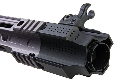 EMG Salient Arms Licensed GRY AR15 (M4) CQB AEG with Stubby Stock - Gray (by G&P)