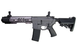 EMG Salient Arms Licensed GRY AR15 (M4) CQB AEG with Stubby Stock - Gray (by G&P)
