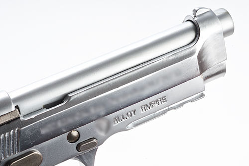 Blackcat Airsoft Mini Model Gun M92F (Shell Ejection) - Silver