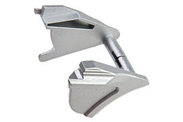 Nine Ball Custom Safety Lever (Double) for Tokyo Marui Hi-Capa 5.1/4.3 GBB - Silver