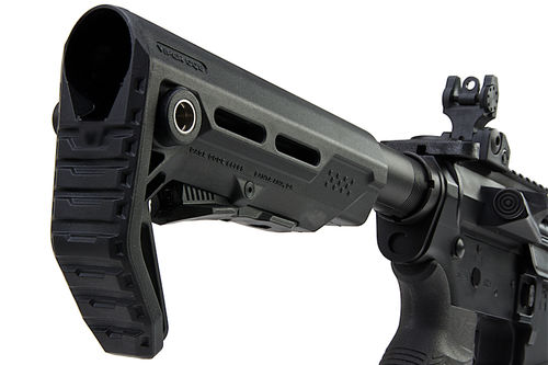 G&P Transformer Compact M4 Airsoft AEG with 12 inch QD Front Assembly Ranier Brake - Black