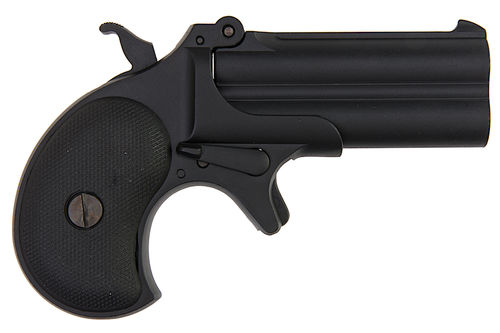 MAXTACT Derringer Full Metal Double Barrel 6mm GBB Pistol - Black