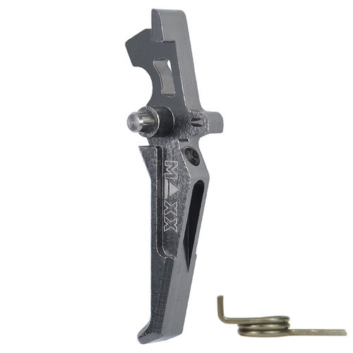MAXX MODEL CNC Aluminum Advanced Trigger Style E - Titan Grey