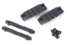 ARES M4 Handguard Rail (R-01 X 2 / Screw / Metal Piece X 2) - BK