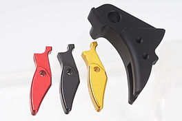 Guns Modify Aluminum Trigger for Tokyo Marui Glock Series - STD Style Ver 3 - Black