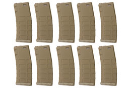 G&P GMAG 130rds Mid-Cap Magazine (FDE) for Tokyo Marui M16 Series (10pcs / Set)