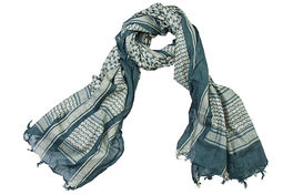 SilverBack Cotton Arab Shemagh Scarf XXL (Foliage green & Tan)