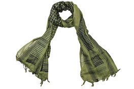 SilverBack Cotton Arab Shemagh Scarf XXL (Green & Black)