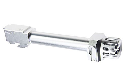COWCOW Technology Fast Lock Compensator & Barrel Set for Tokyo Marui G Series GBB Pistol - Silver