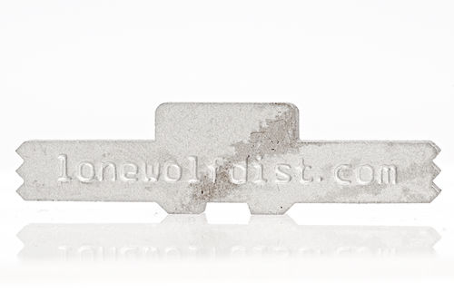 Guns Modify Extended Slide Lock with Marking for Tokyo Marui 17/18/26/26 advance - Silver