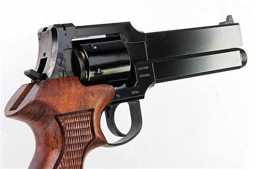 Marushin Mateba Revolver 6mm X-Cartridge Series W Deep Black Wood Grip Version