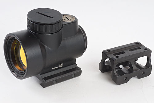 Blackcat Airsoft MRO Style Red Dot Sight with Battle Mount (Black)