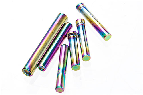 Dynamic Precision Stainless Steel Pin Set for Tokyo Marui G17/ G18C GBB - Rainbow