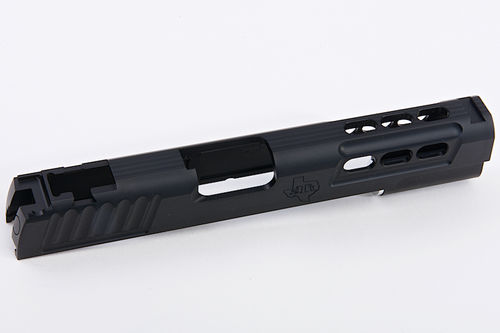 Gunsmith Bros CNC Aluminum STI DVC STD Single Slide for Tokyo Marui Hi-Capa GBB Series - Black