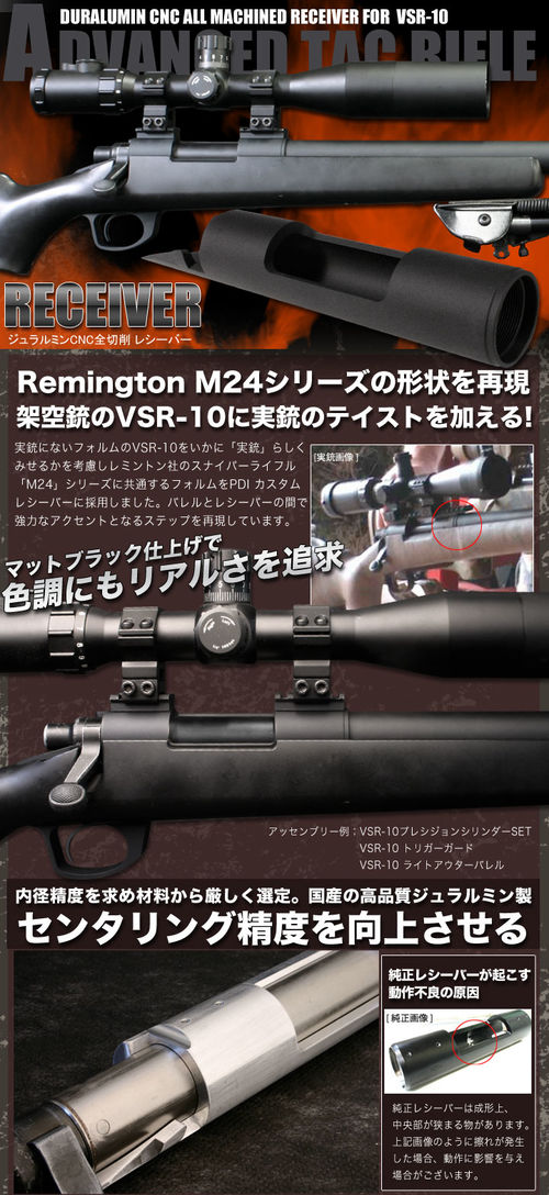 PDI Ezy Metal Receiver for Tokyo Marui VSR10