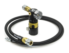POLARSTAR MRS Regulator w/ 36" Braided Air Line, QD Fitting - BK