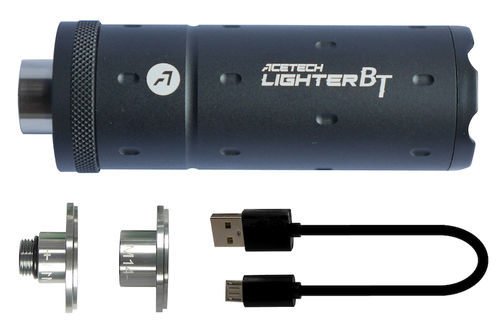 ACETECH Lighter BT Tracer Unit - Black (M14CCW) with M11 CW Adaptor & Micro USB charging cable