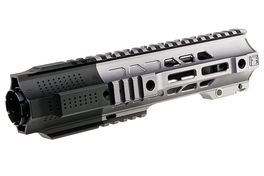 G&P CQB Railed Handguard with SAI QD System for Tokyo Marui M4 / M16 AEG/ GBB Rifle - Gray