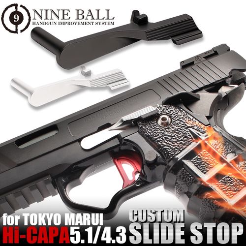 Nine ball Hi-CAPA 5.1 Custom Slide Stop Silver