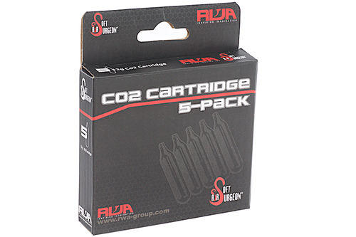 RWA 12g CO2 Capsule Cartridge with Silicone (Box of 5 Pieces)