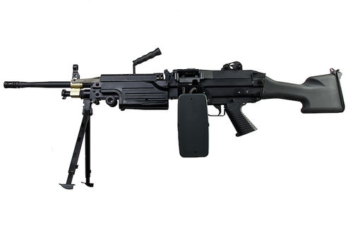 A&K M249 MKII Light Machine Gun AEG - Black