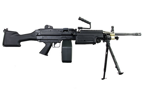 A&K M249 MKII Light Machine Gun AEG - Black