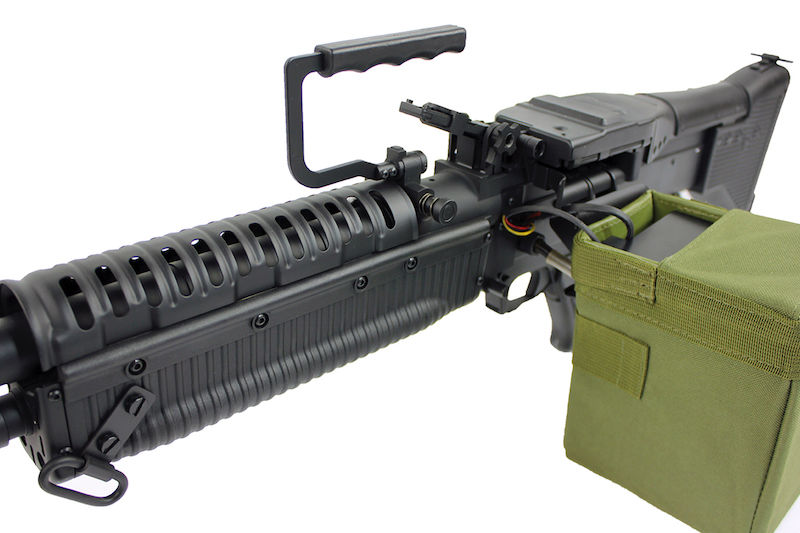 Aandk Full Metal M60 Airsoft Aeg Light Machine Gun Black Rwa Europe